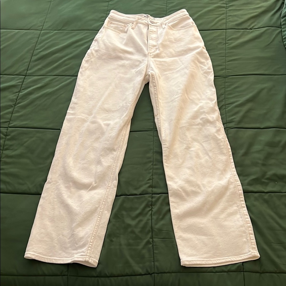 Women's White Hollister Jeans